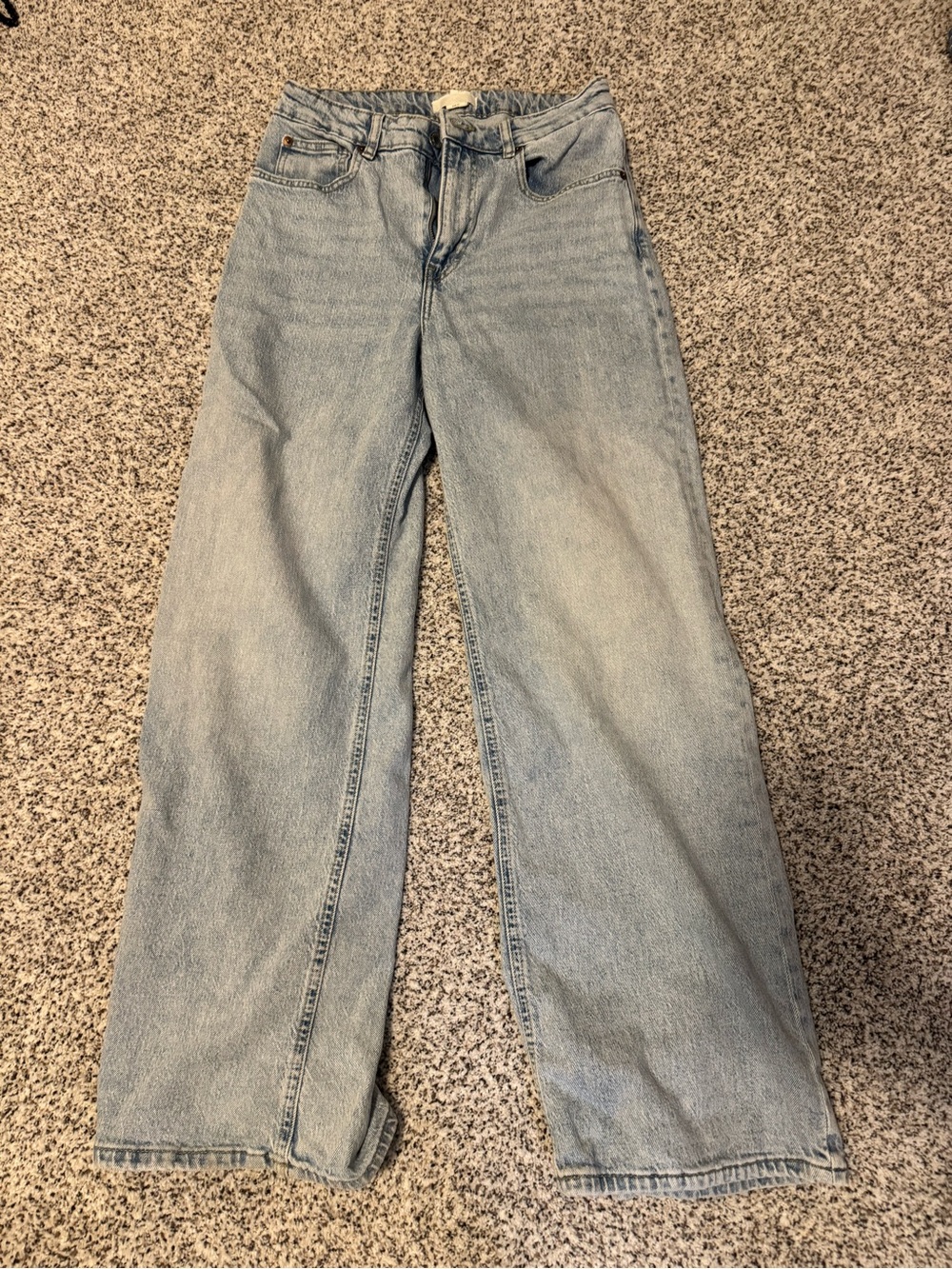 H&M Light Blue Wide Leg Jeans